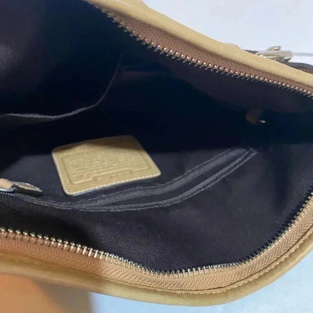Coach CC signature print canvas handbag